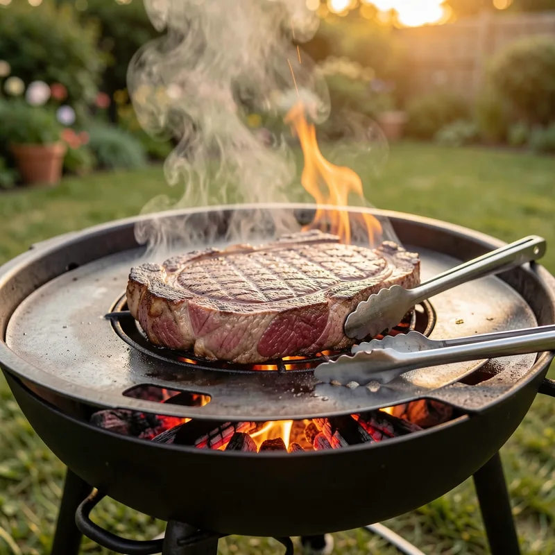 Comment cuire une côte de bœuf au brasero