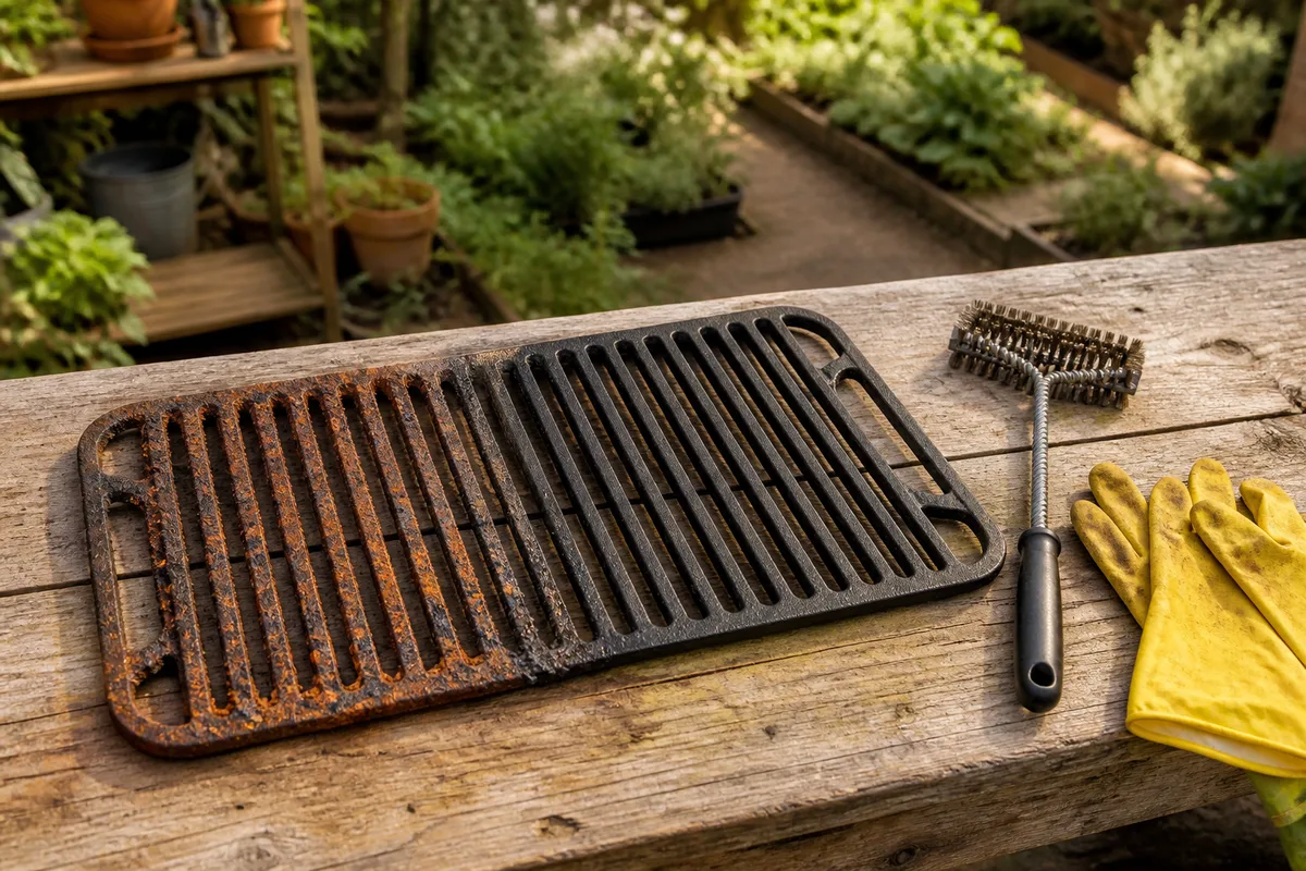 Comment raviver une grille de barbecue rouillée